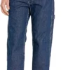 'KEY' Men's Ring Spun Dungaree - Washed Indigo 1 'KEY' Men's Ring Spun Dungaree - Washed Indigo