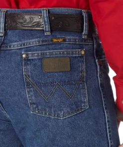 'Wrangler' Men's George Strait Cowboy Cut® Slim Fit - Heavyweight Stone Denim