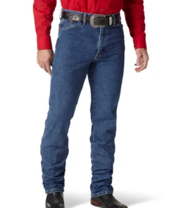 'Wrangler' Men's George Strait Cowboy Cut® Slim Fit - Heavyweight Stone Denim