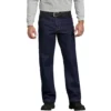 Men 'Dickies' Regular Straight Fit 5 Pocket Denim - Stonewashed Indigo Blue
