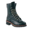 'Work Zone' Men's 9" Logger WP Steel Toe - Black
