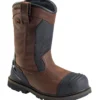 'Avenger' Men's 11" Wellington Internal Met Guard WP - Brown / Black