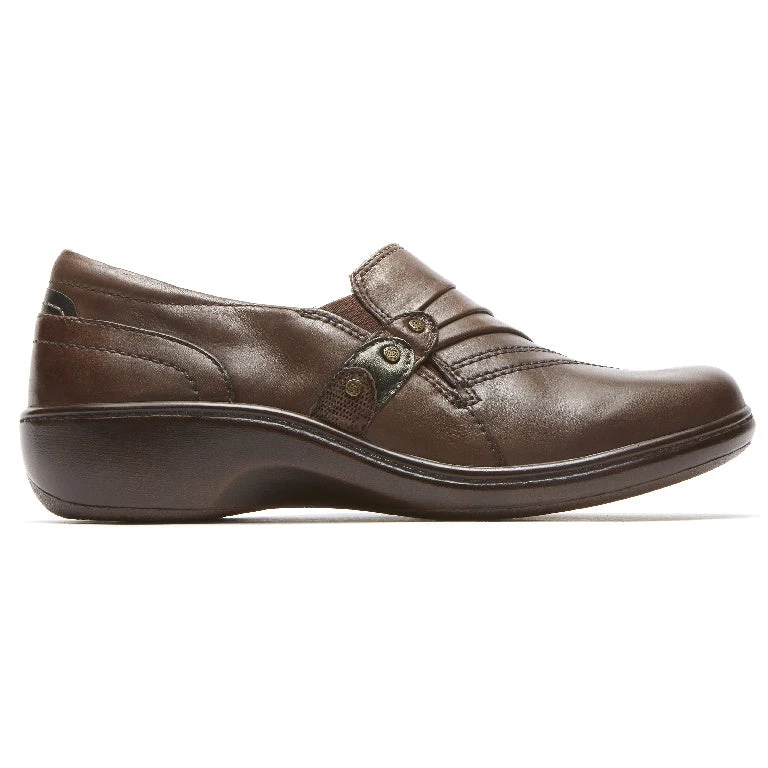 'Rockport' Women's Danielle Slip On - Dark Brown 4 'Rockport' Women's Danielle Slip On - Dark Brown