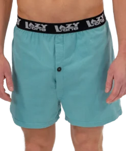'Lazy One' Men's Stud Muffin Boxer - Blue