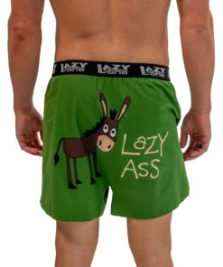 'Lazy One' Men's Lazy Ass Boxer - Green