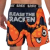 'Lazy One' Men's Release The Cracken Boxer - Navy / Orange