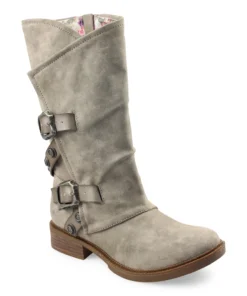 'Blowfish Malibu' Women's Vacation Mid-calf Boot - Smoke
