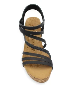 Women 'Blowfish Malibu' Heidi Wedge Sandal - Black