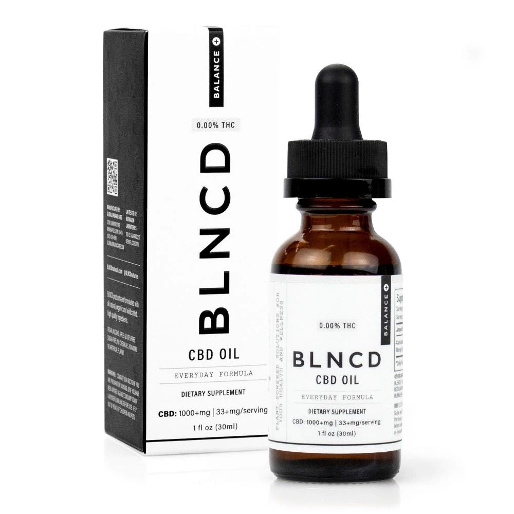 'BLNCD' Balance+ CBD Oil - 30ml / 1000mg 3 'BLNCD' Balance+ CBD Oil - 30ml / 1000mg