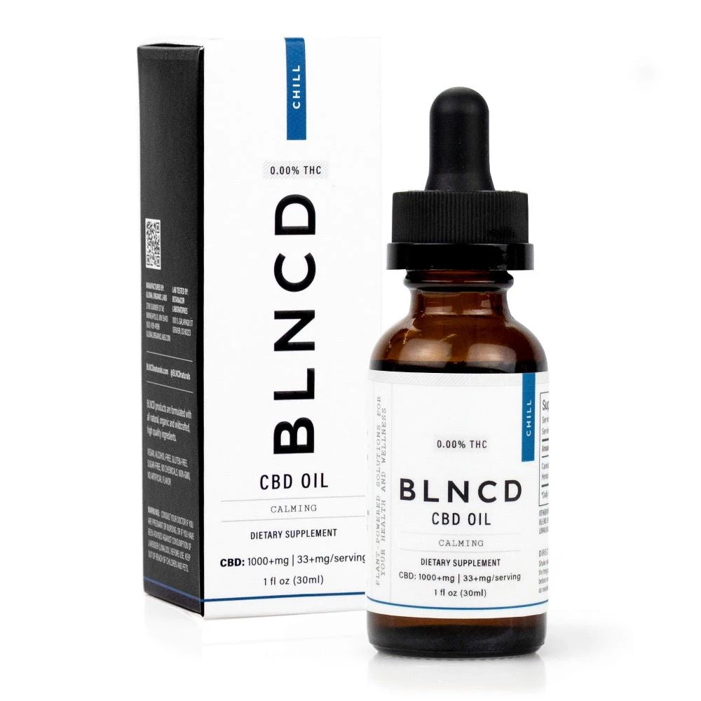 'BLNCD' Chill CBD Oil - 30ml / 1000mg Men 3 'BLNCD' Chill CBD Oil - 30ml / 1000mg Men