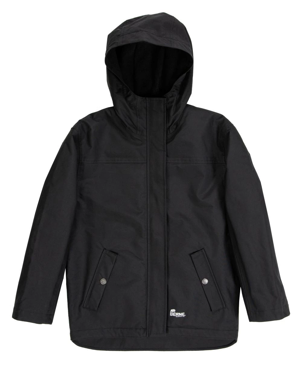 'Berne' Youth Splash Insulated WP Jacket - Black 3 'Berne' Youth Splash Insulated WP Jacket - Black