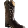'Old West' Child's 9" Western Square Toe - Brown Kids 2 'Old West' Child's 9" Western Square Toe - Brown Kids