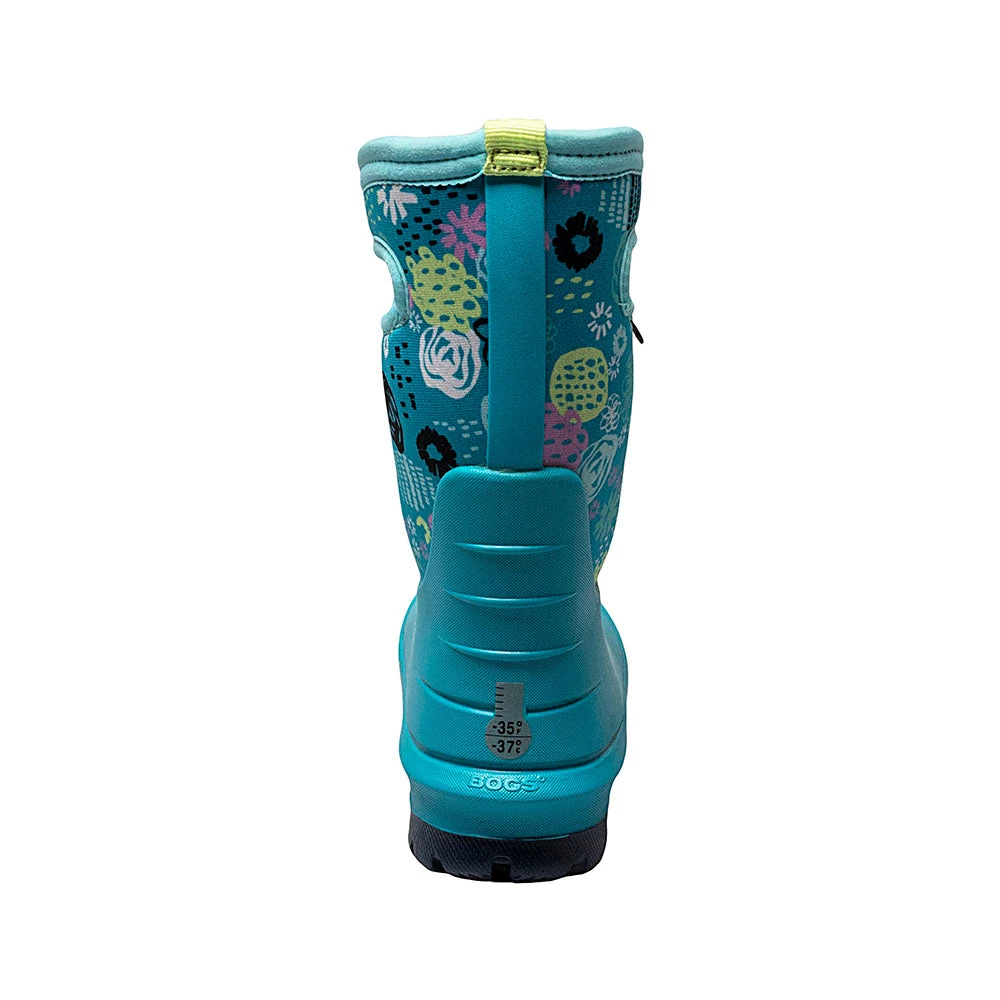 Kids 'BOGS' Youth Neo Classic Garden Party - Teal Multi 7 Kids 'BOGS' Youth Neo Classic Garden Party - Teal Multi