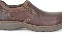 'Carolina' Men's BLVD 2.0 Aluminum Toe ESD Slip On - Brown
