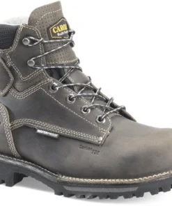 'Carolina' Men's 6" Pitstop EH WP Comp Toe - Grey Black 14 'Carolina' Men's 6