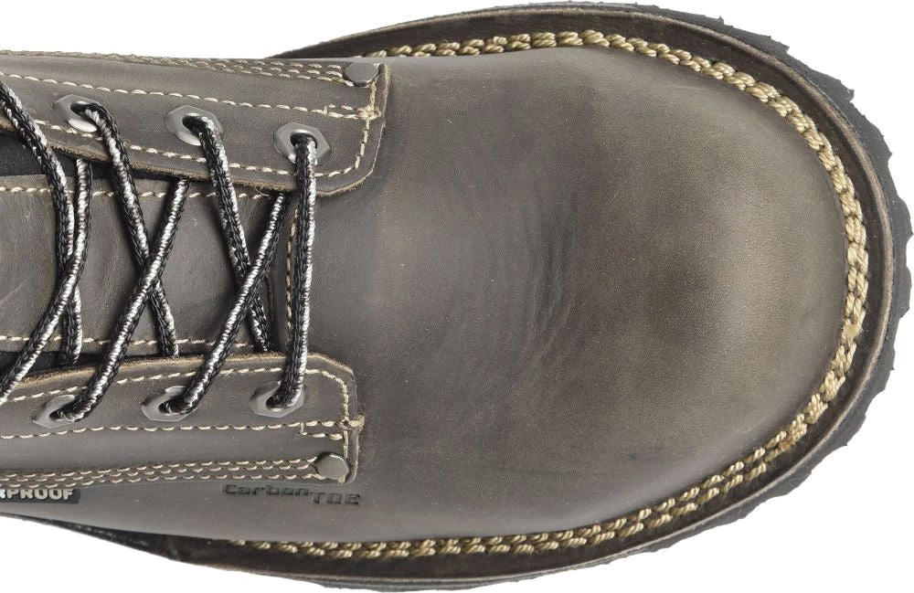 'Carolina' Men's 6" Pitstop EH WP Comp Toe - Grey Black 4 'Carolina' Men's 6" Pitstop EH WP Comp Toe - Grey Black