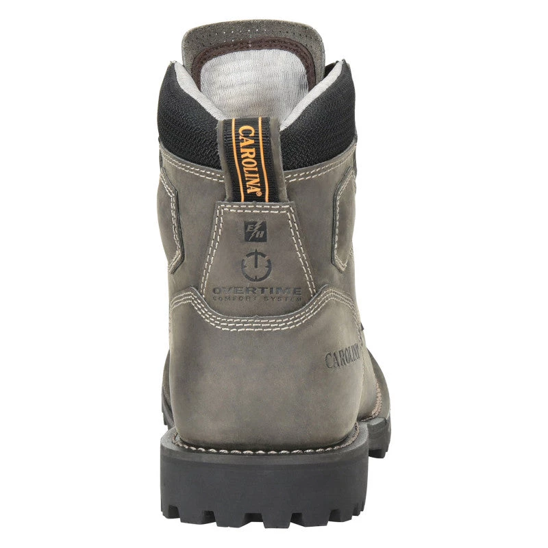 'Carolina' Men's 6" Pitstop EH WP Comp Toe - Grey Black 7 'Carolina' Men's 6" Pitstop EH WP Comp Toe - Grey Black