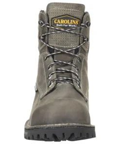 'Carolina' Men's 6" Pitstop EH WP Comp Toe - Grey Black 12 'Carolina' Men's 6