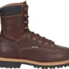 'Carolina' Men's 8" Grind Internal Metguard WP EH Comp Toe - Brown