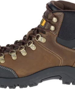 'Caterpillar' Men's Threshold WP, EH, Slip-Resistant - Brown / Black