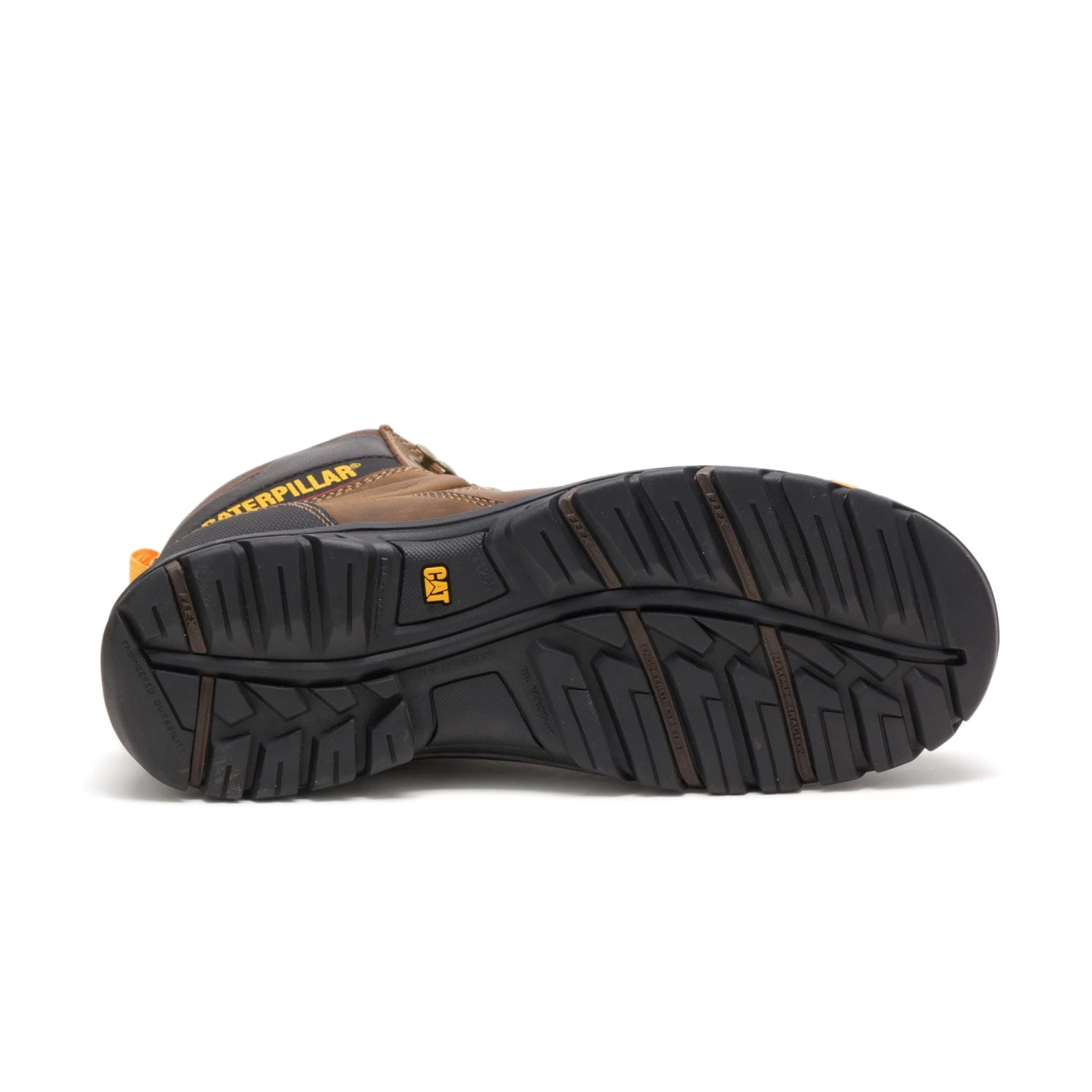 'Caterpillar' Women's 6" Wellspring WP, Met Guard, EH, Steel Toe - Brown / Black 7 'Caterpillar' Women's 6" Wellspring WP, Met Guard, EH, Steel Toe - Brown / Black