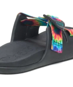 'Chaco' Women's Chillos Slide Sandal - Dark Tie Dye