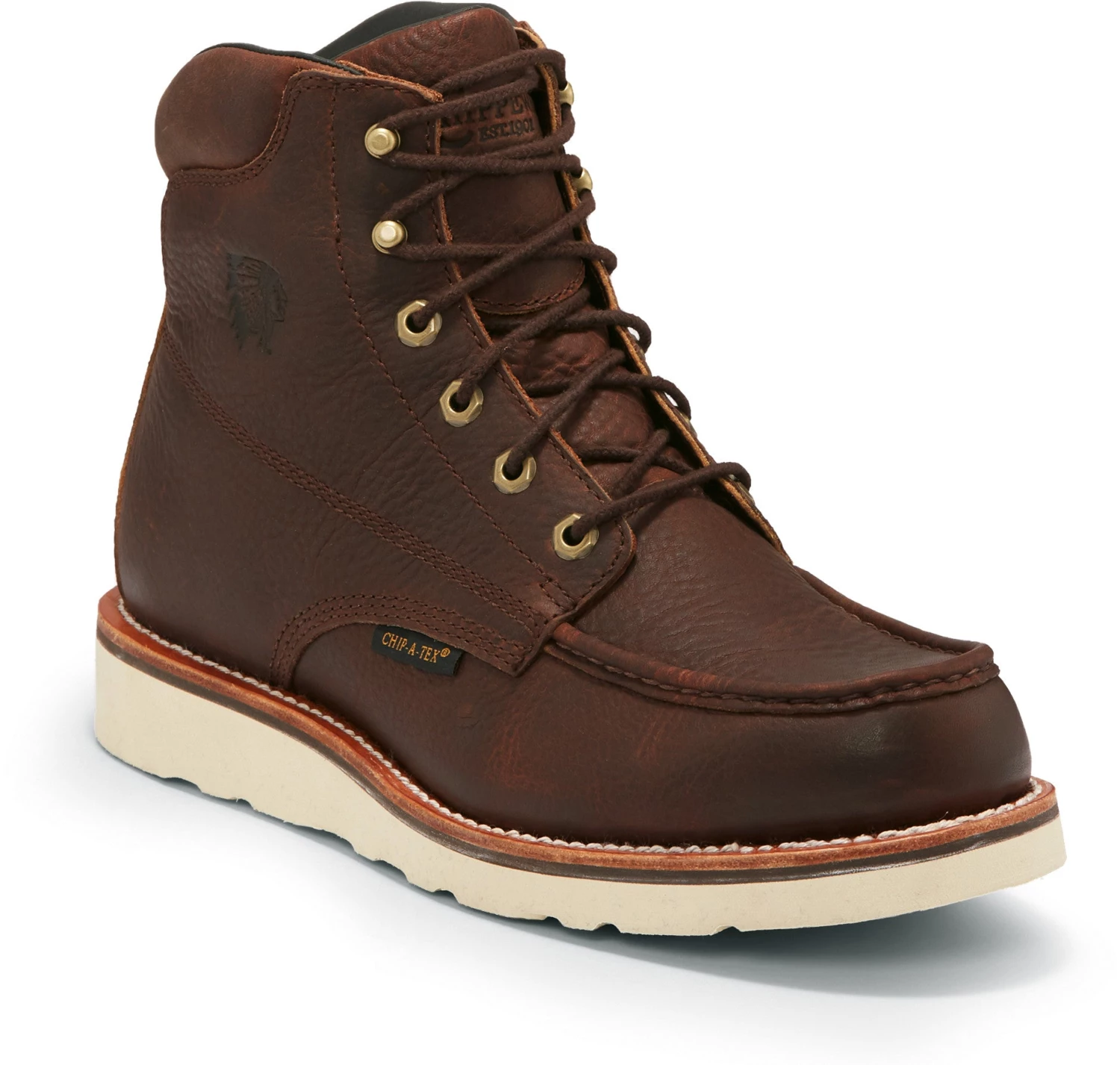 'Chippewa' Men's 6" Haystack EH WP Wedge Soft Toe - Brown 9 'Chippewa' Men's 6" Haystack EH WP Wedge Soft Toe - Brown