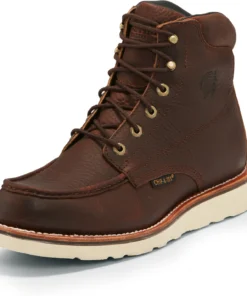 'Chippewa' Men's 6" Haystack EH WP Wedge Soft Toe - Brown 17 'Chippewa' Men's 6