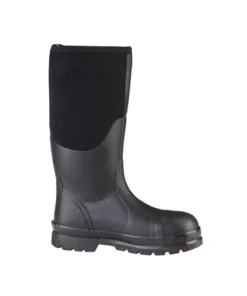 'Muck' Men's Chore-Hi Neoprene Steel Toe - Black