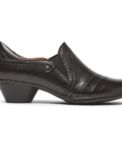 'Cobb Hill' Women's Laurel Slip On - Black Leather