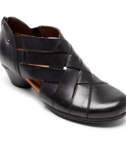 'Cobb Hill' Women's Laurel Woven Bootie - Black