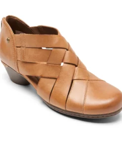 'Cobb Hill' Women's Laurel Woven Bootie - Tan