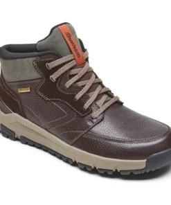 Dunham Footwear 'Dunham' Men's Glastonbury WP Mid Hiker - Brown