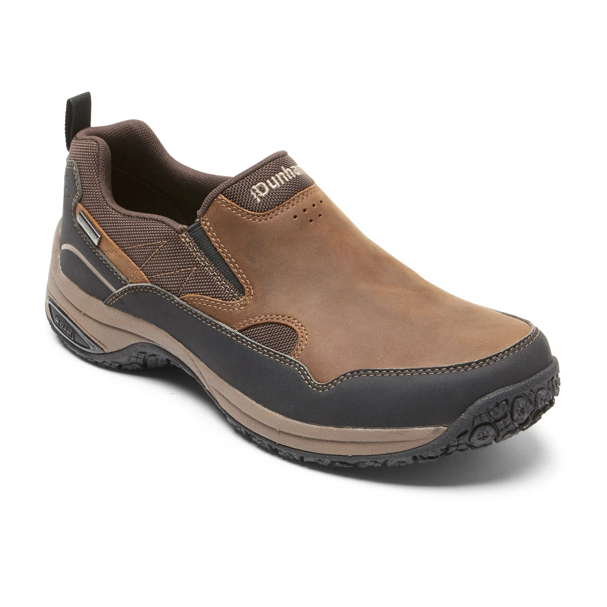 Dunham Footwear 'Dunham' Men's Cloud Plus WP Slip On - Brown Leather 6 Dunham Footwear 'Dunham' Men's Cloud Plus WP Slip On - Brown Leather