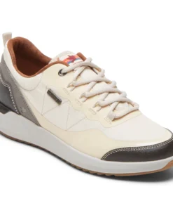 'Cobb Hill' Women's Skylar WP Lace Sneaker - Vanilla