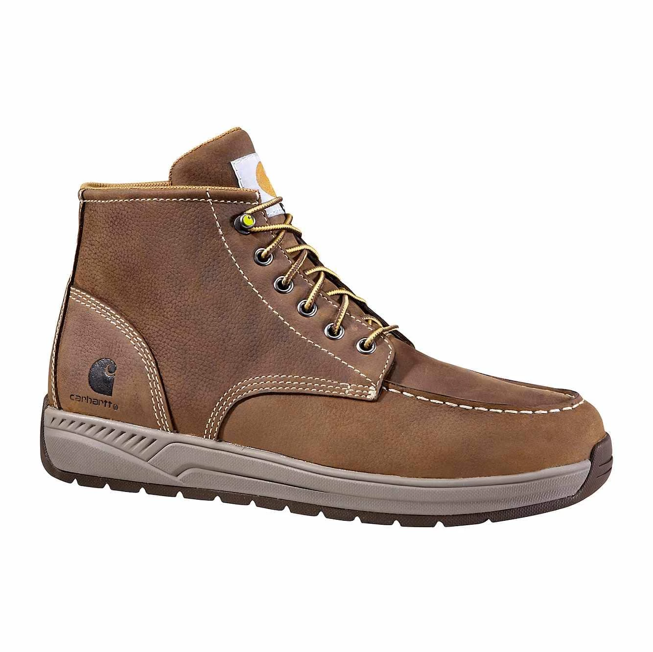 Carhartt Footwear 'Carhartt' Men's 4" Non-Safety Toe Oxford Wedge Sole - Tan 3 Carhartt Footwear 'Carhartt' Men's 4" Non-Safety Toe Oxford Wedge Sole - Tan