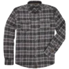 'Dakota Grizzly' Men's Riley Snap Front Flannel - Shadow