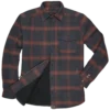 'Dakota Grizzly' Men's Wade Zip/Button Front Shirt Jacket - Copper Shadow