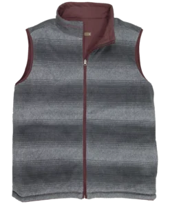'Dakota Grizzly' Men's Bennett Reversible Vest - Mahogany