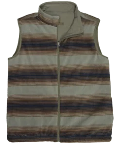 'Dakota Grizzly' Men's Bennett Reversible Vest - Verde