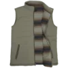 'Dakota Grizzly' Men's Bennett Reversible Vest - Verde
