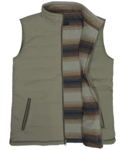 'Dakota Grizzly' Men's Bennett Reversible Vest - Verde