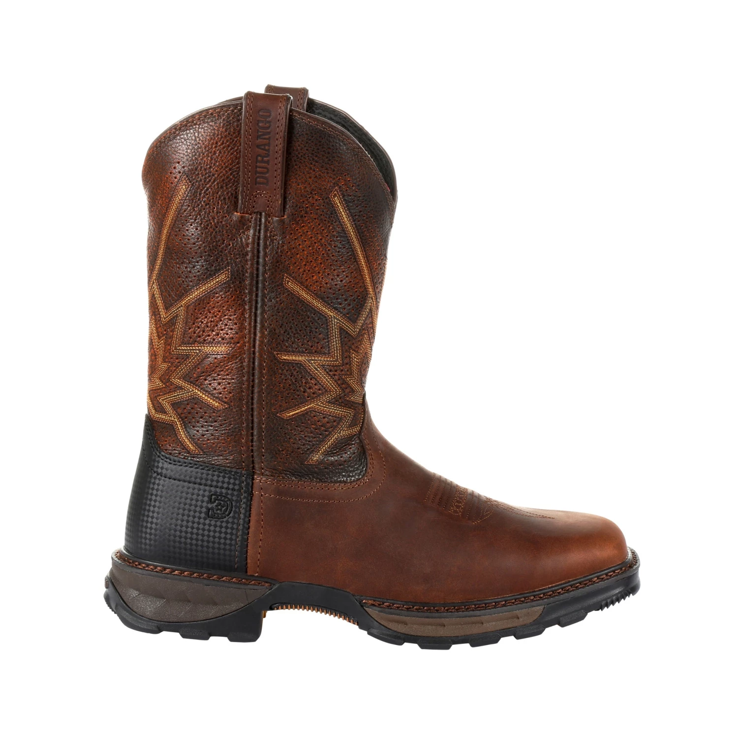 'Durango' Men's 11" Maverick XP™ Ventilated Western Square Toe - Brown 3 'Durango' Men's 11" Maverick XP™ Ventilated Western Square Toe - Brown
