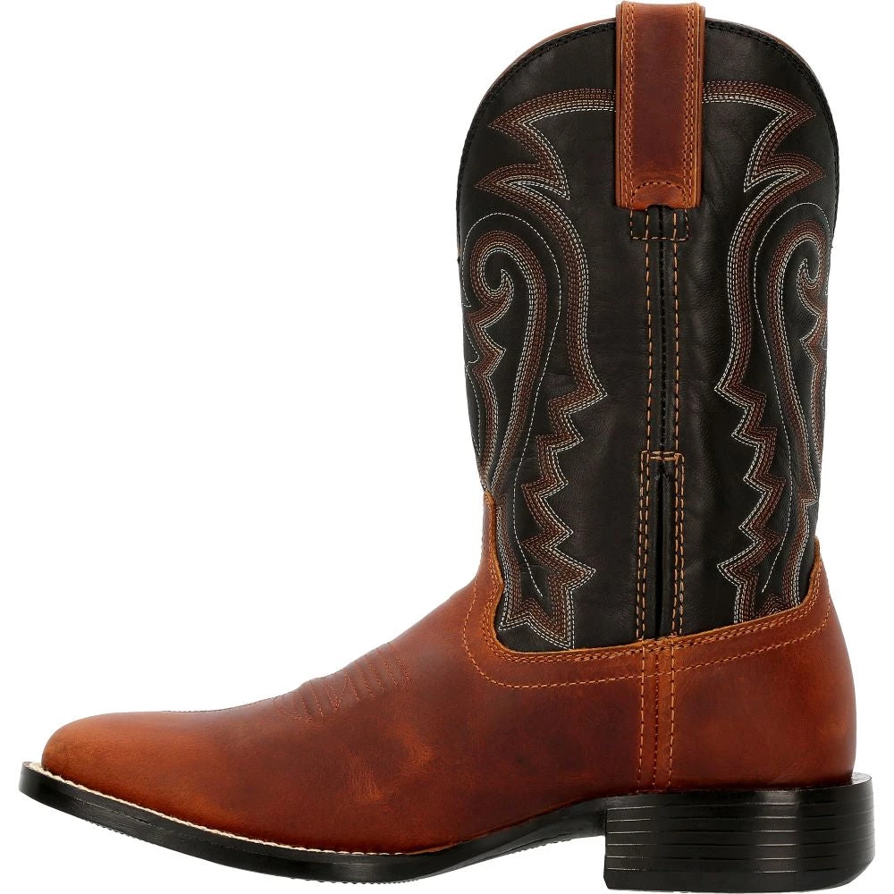'Durango' Men's 11" Westward Square Toe - Brown/Black 8 'Durango' Men's 11" Westward Square Toe - Brown/Black