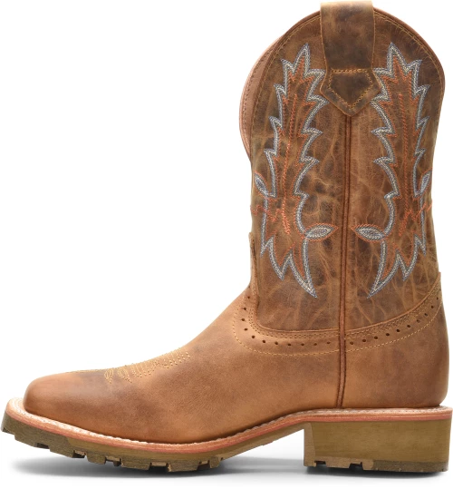 'Double H' Men's 11" Aberdeen EH SR Western Work - Brown 9 'Double H' Men's 11" Aberdeen EH SR Western Work - Brown