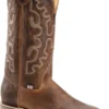 'Double H' Men's 13" Galveston Western Square Toe - Brown