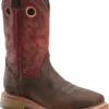 'Double H' Men's 12" Workflex Max - Buster Classic Brown / Burgundy 2 'Double H' Men's 12" Workflex Max - Buster Classic Brown / Burgundy