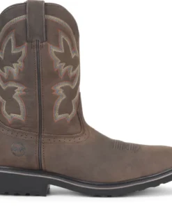 'Double H' Men's 10" Nicholai EH Comp Toe Pull On - Brown