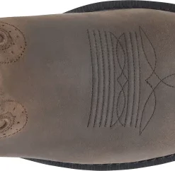 'Double H' Men's 10" Nicholai EH Comp Toe Pull On - Brown