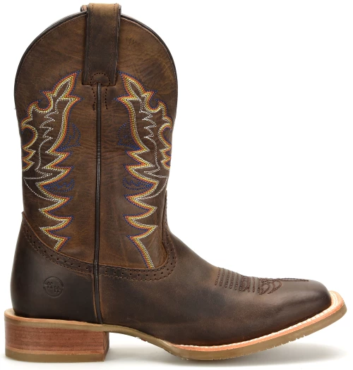'Double H' Men's 11" Orin Western Square Toe Roper - Valencia Crazy Horse 3 'Double H' Men's 11" Orin Western Square Toe Roper - Valencia Crazy Horse